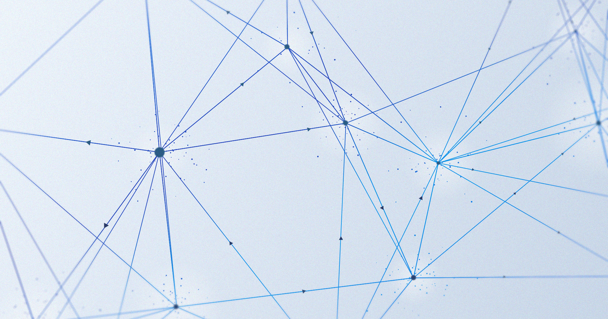 Meta announcement artwork for Muse Glimmer, an abstract network of blue lines and nodes on a dark background, from the Meta research blog post introducing the model.